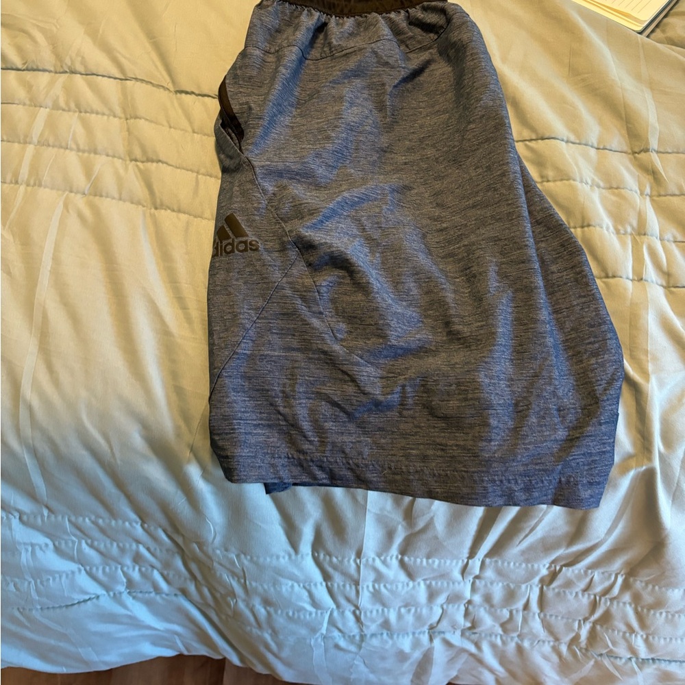 Adidas Gray Athletic Shorts